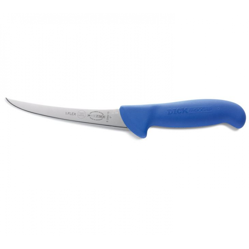 Cutit macelar DICK semi-flexibil lama curbata 15 cm